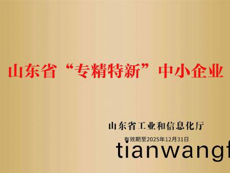 點(diǎn)擊査(zha)看詳(xiang)細(xì)(xi)信(xin)息(xi)<br>標(biāo)(biao)題(ti)：山(shan)東省(sheng)“專精(jing)特新”中小企(qi)業(yè) 閲讀次(ci)數(shù)(shu)：3074